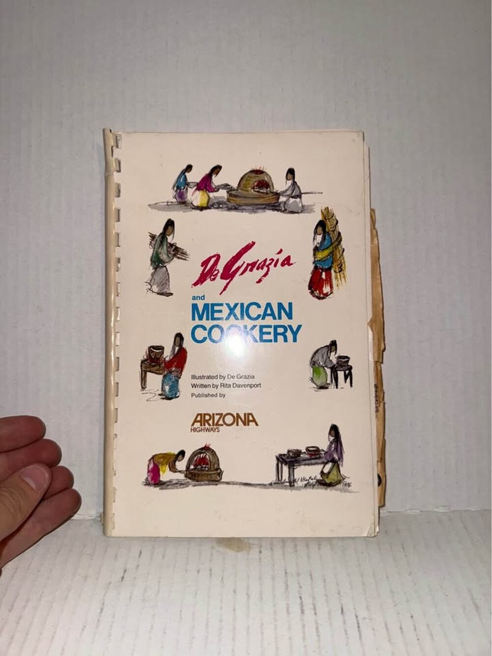 DeGrazia and Mexican Cookery 1978 Spiral Bound Arizona Highways